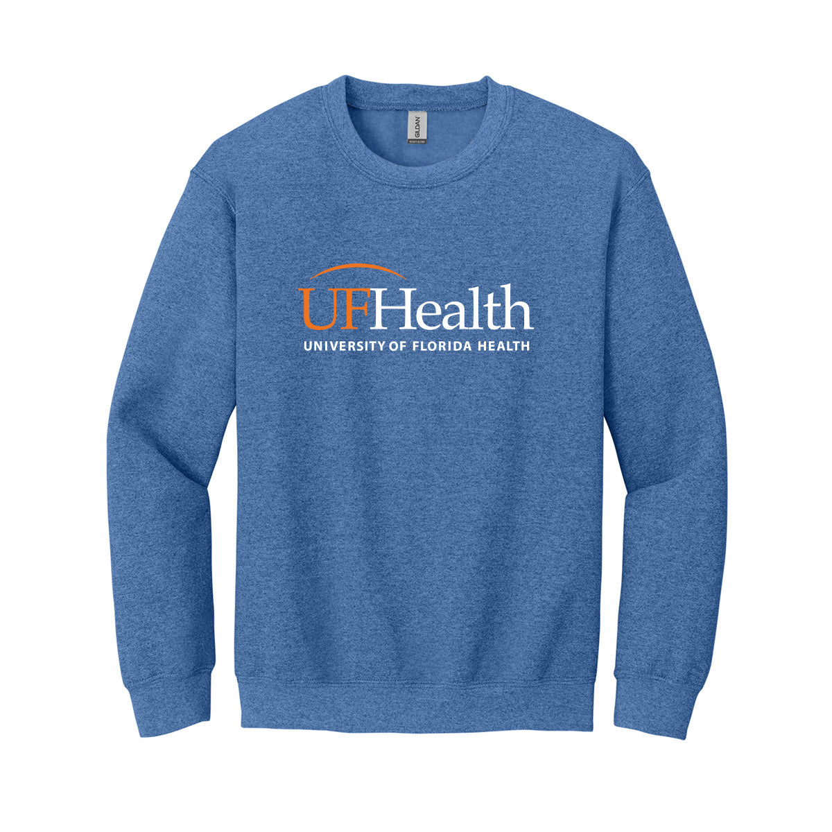 Orange white logo - Gildan® - Heavy Blend™ Crewneck Sweatshirt