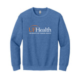 Orange white logo - Gildan® - Heavy Blend™ Crewneck Sweatshirt