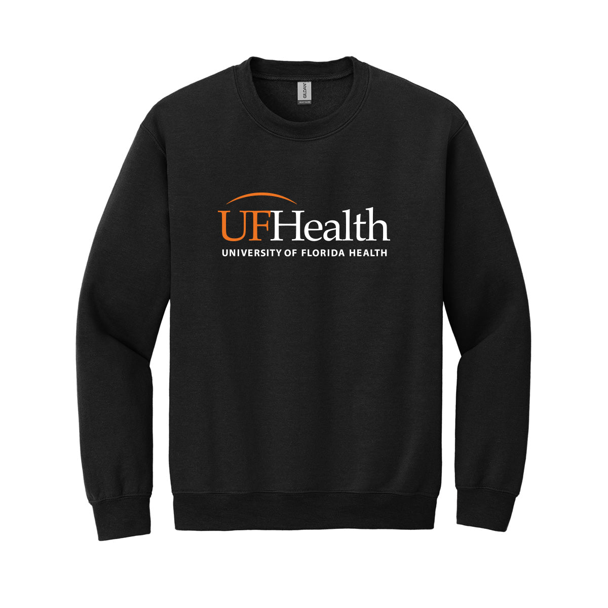 Orange white logo - Gildan® - Heavy Blend™ Crewneck Sweatshirt