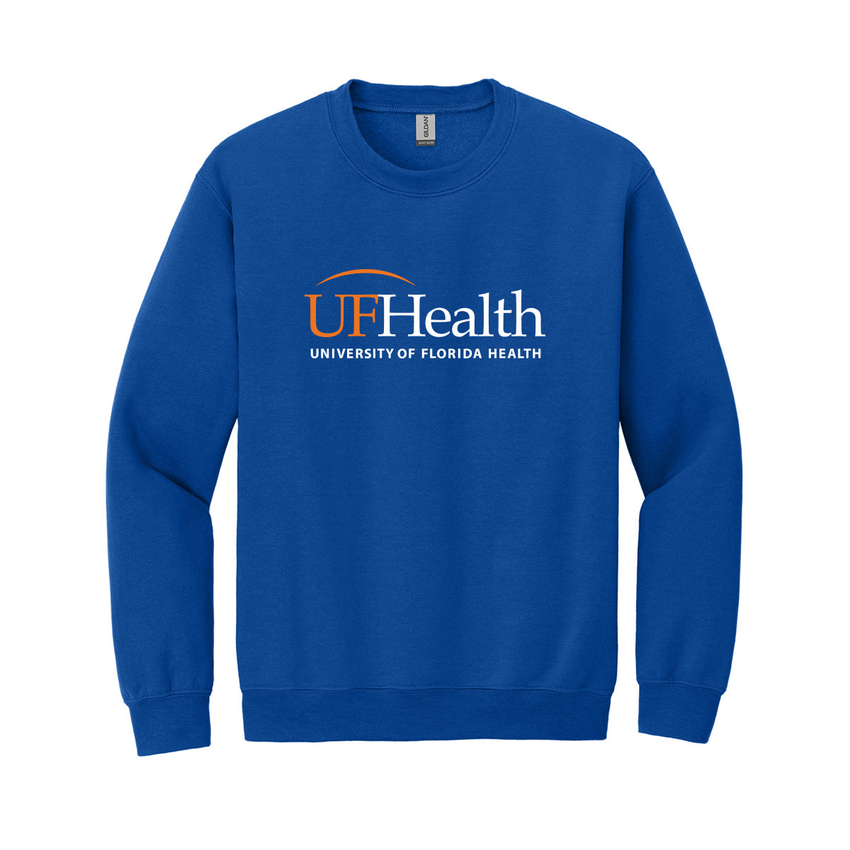 Orange white logo - Gildan® - Heavy Blend™ Crewneck Sweatshirt