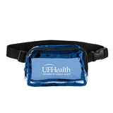 White Logo - Anywhere Clear Belt Bag