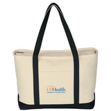 Large Starboard Cotton Canvas Tote Bag