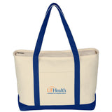 Large Starboard Cotton Canvas Tote Bag