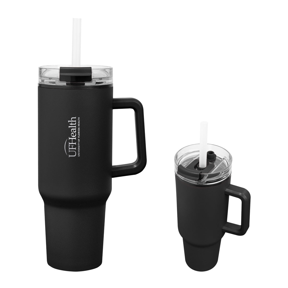 Vertical Logo - 40 Oz. Quest Recycled Stainless Steel Tumbler