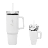 Vertical Logo - 40 Oz. Quest Recycled Stainless Steel Tumbler
