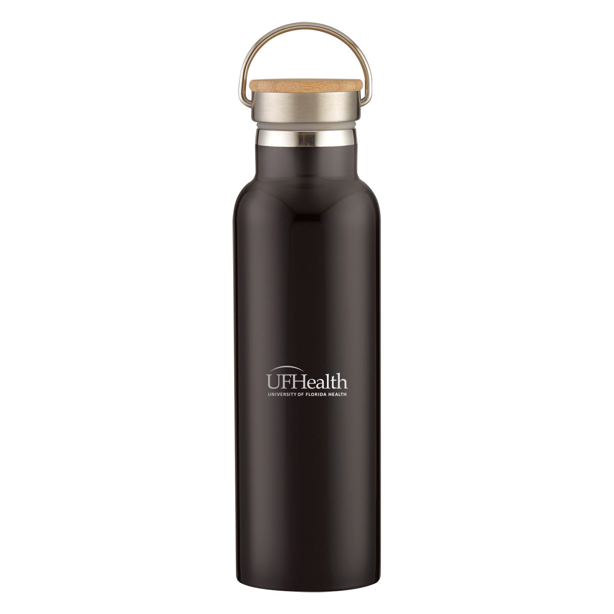 Horizontal Logo - 21 Oz. Tipton Stainless Steel Bottle With Bamboo Lid