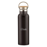 Horizontal Logo - 21 Oz. Tipton Stainless Steel Bottle With Bamboo Lid