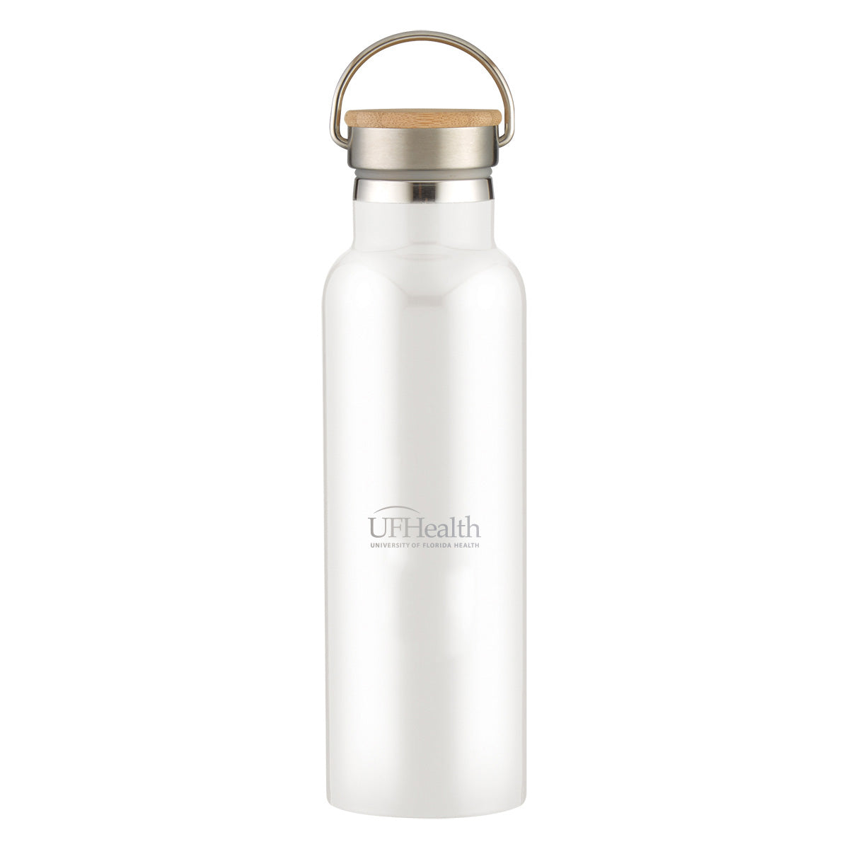 Horizontal Logo - 21 Oz. Tipton Stainless Steel Bottle With Bamboo Lid