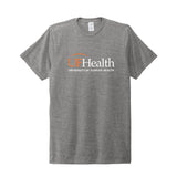 White Orange Front Logo - Allmade® Unisex Tri-Blend Tee