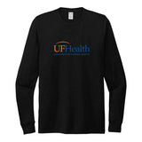 Full Front Blue Orange Logo Allmade® Unisex Tri-Blend Long Sleeve Tee