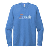 Full Front White Logo Allmade® Unisex Tri-Blend Long Sleeve Tee
