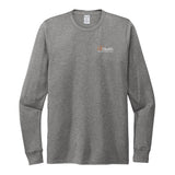 Left Chest White Logo Allmade® Unisex Tri-Blend Long Sleeve Tee