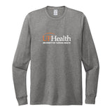 Full Front White Logo Allmade® Unisex Tri-Blend Long Sleeve Tee