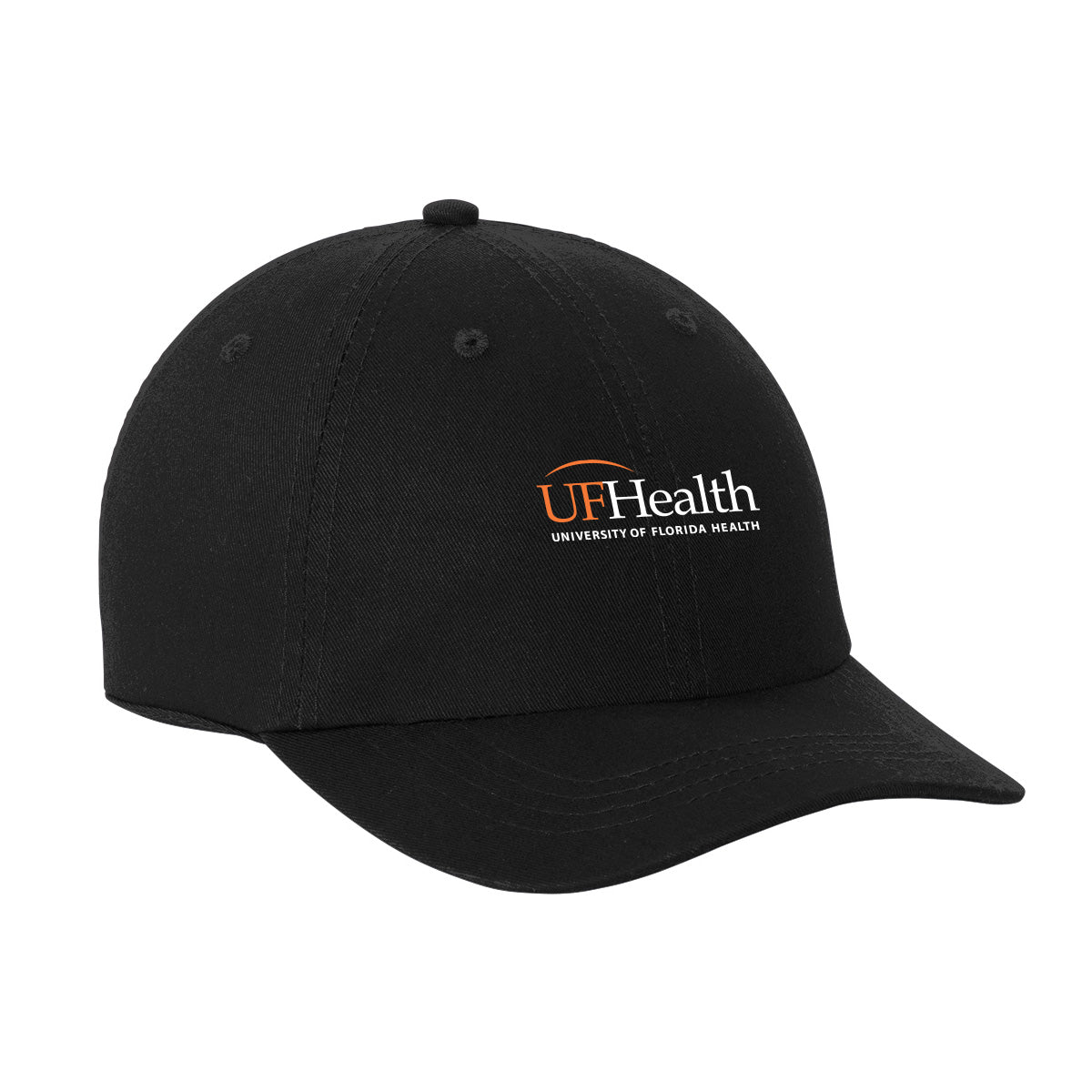 White Orange Logo - Port & Company® - Washed Twill Cap