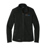 Blue Orange Logo Eddie Bauer® Women's Full-Zip Fleece Jacket