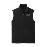 White Logo Port Authority® Accord Microfleece Vest