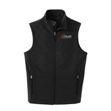 White Logo Port Authority® Core Soft Shell Vest