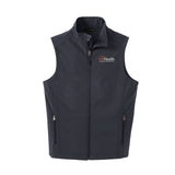 White Logo Port Authority® Core Soft Shell Vest