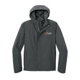 Orange white logo - Port Authority® C-FREE® Rain Jacket