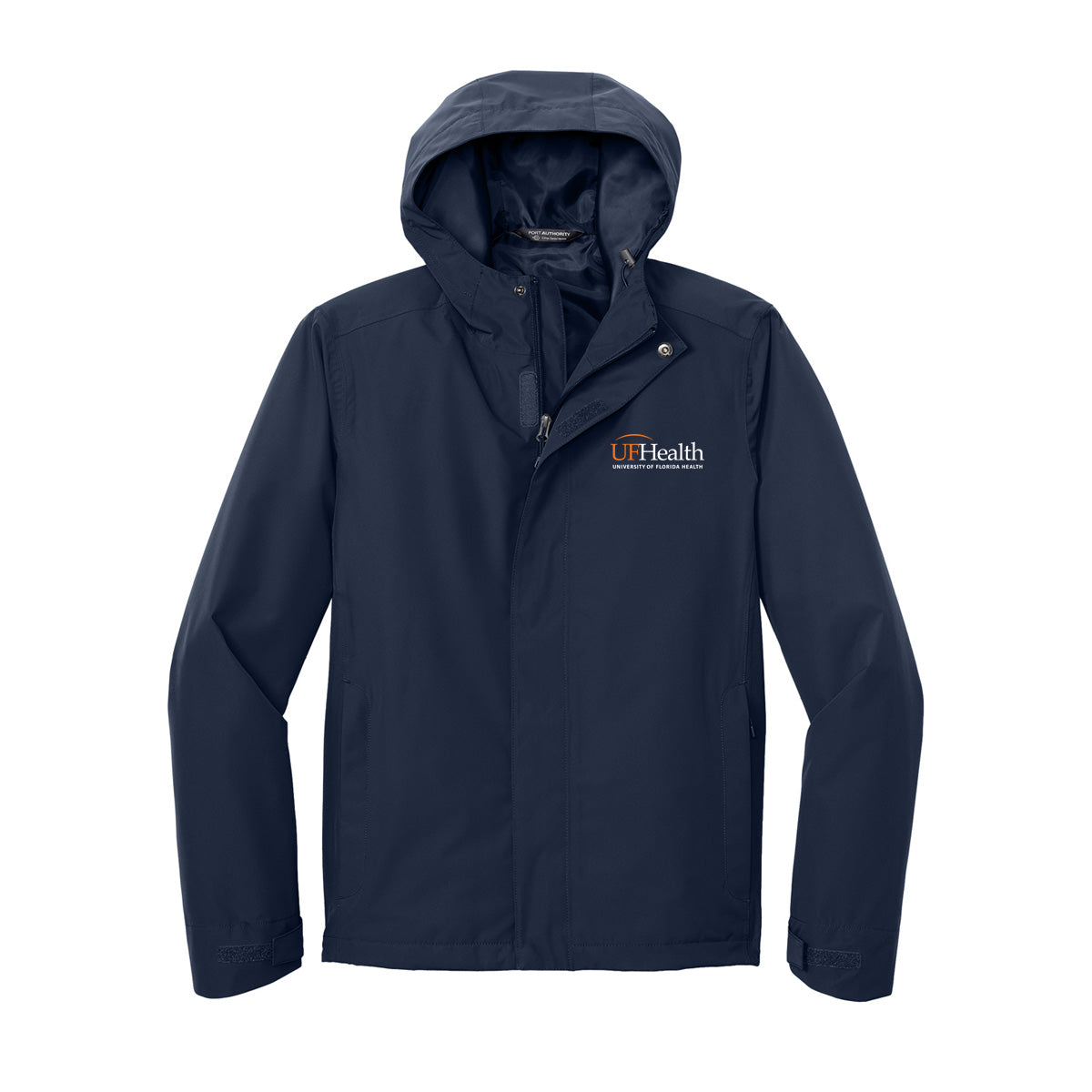 Orange white logo - Port Authority® C-FREE® Rain Jacket