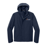 Orange white logo - Port Authority® C-FREE® Rain Jacket