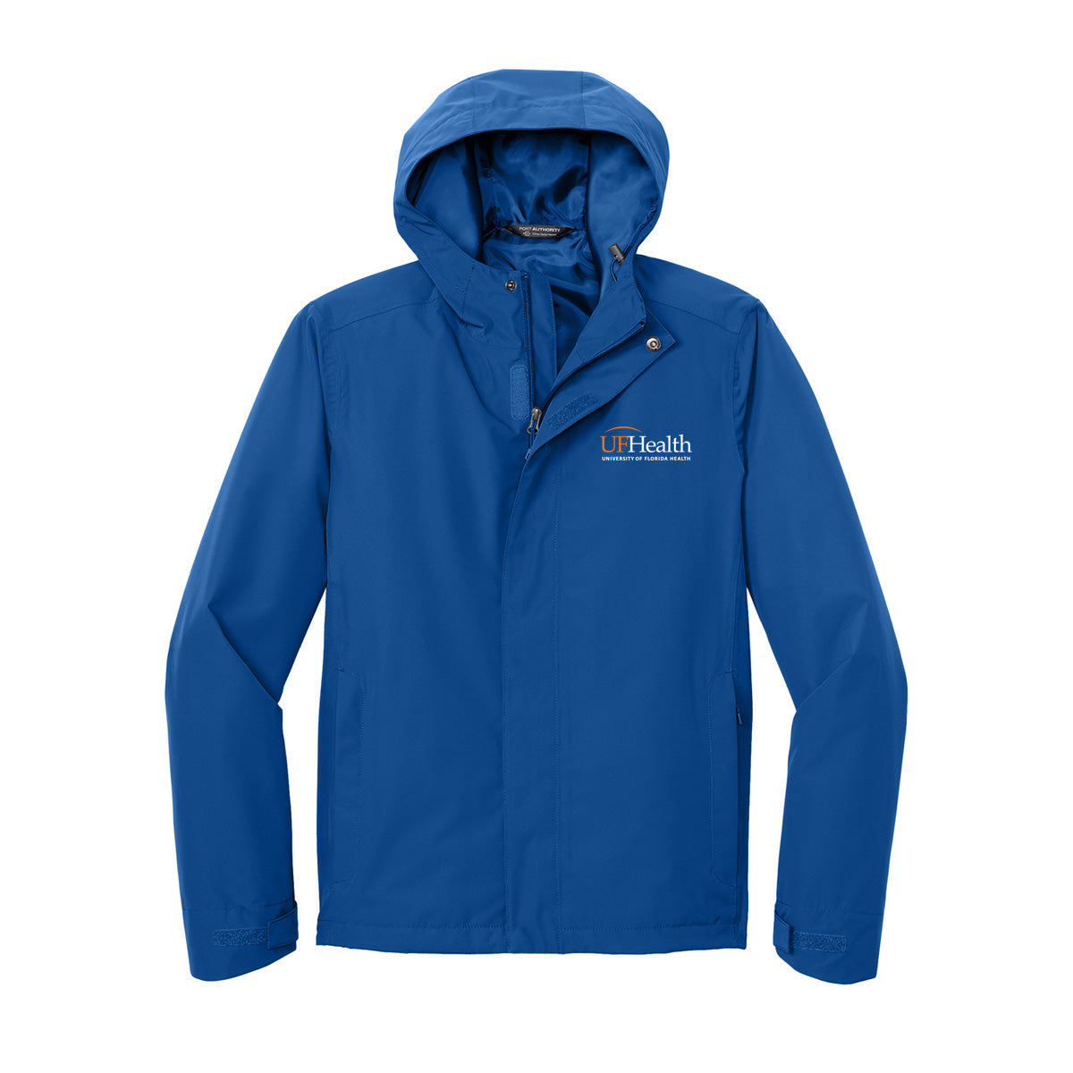 Orange white logo - Port Authority® C-FREE® Rain Jacket