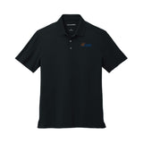 Blue orange logo - Port Authority® City Stretch Flat Knit Polo
