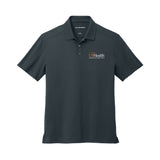 Orange White logo - Port Authority® City Stretch Flat Knit Polo