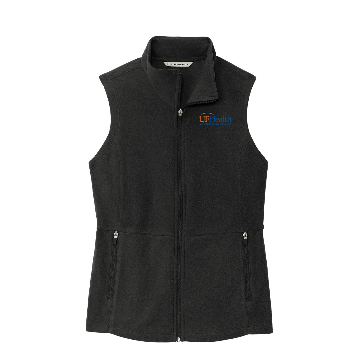 Blue & orange logo - Port Authority Women's Accord Microfleece Vest