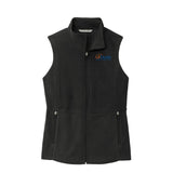 Blue & orange logo - Port Authority Women's Accord Microfleece Vest