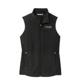 White Logo -  Port Authority Women's Accord Microfleece Vest