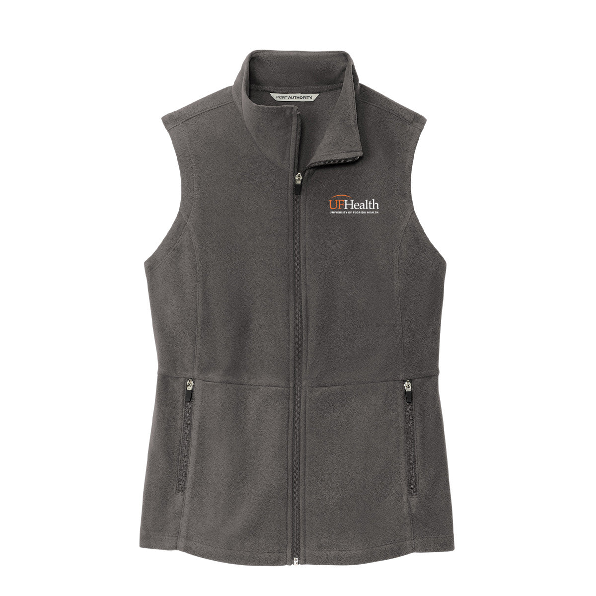 White Logo -  Port Authority Women's Accord Microfleece Vest