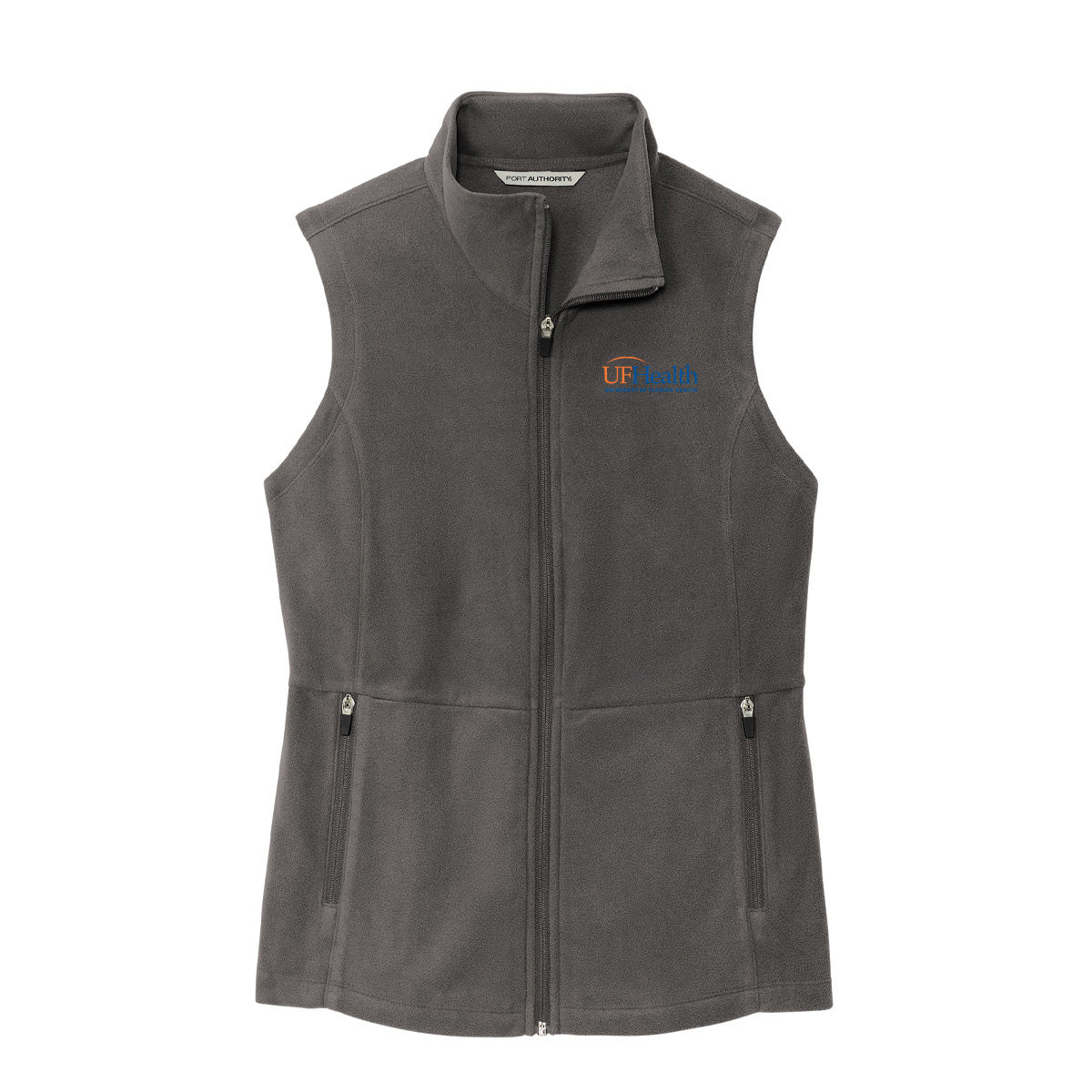 Blue & orange logo - Port Authority Women's Accord Microfleece Vest