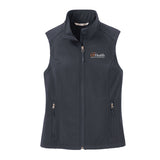 White & orange logo - Port Authority® Women's Core Soft Shell Vest