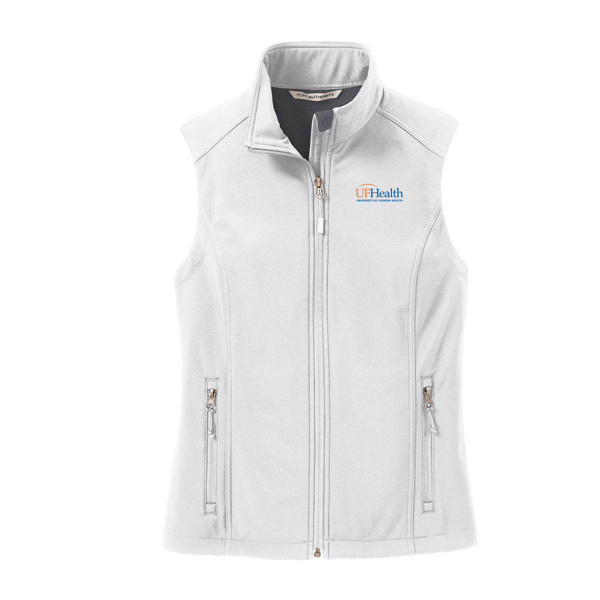 Blue & orange logo - Port Authority® Women's Core Soft Shell Vest