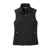 Blue & orange logo - Port Authority® Women's Core Soft Shell Vest