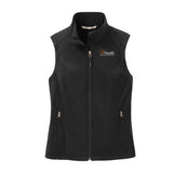 White & orange logo - Port Authority® Women's Core Soft Shell Vest