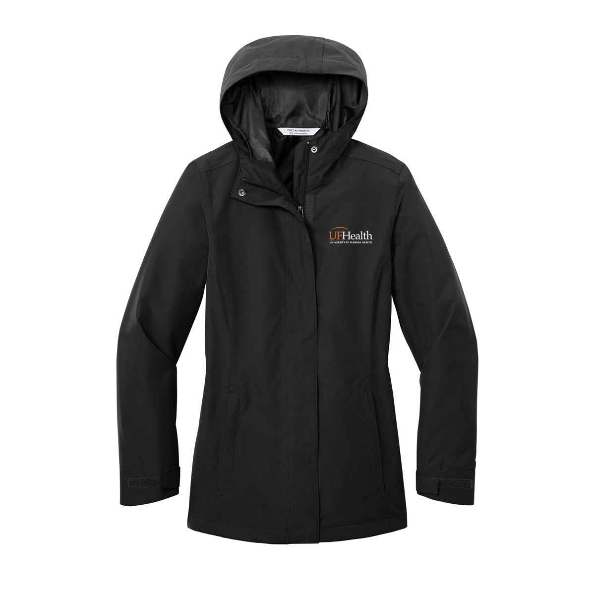 Orange White logo - Port Authority® Women’s C-FREE® Rain Jacket