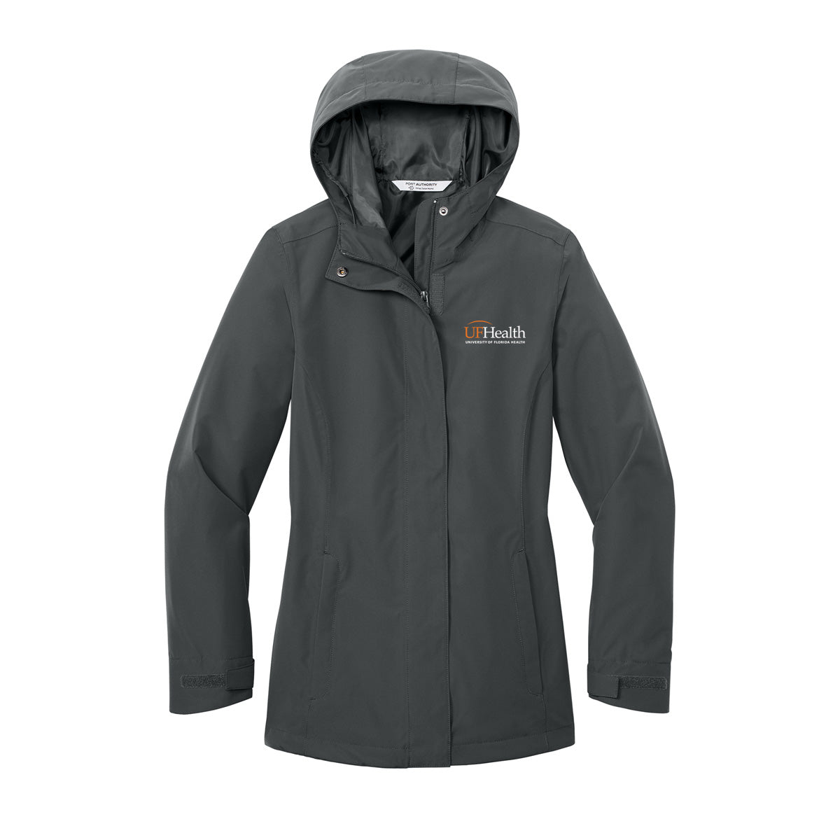 Orange White logo - Port Authority® Women’s C-FREE® Rain Jacket