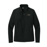 White and Orange logo - Port Authority® Women’s C-FREE® Core Soft Shell