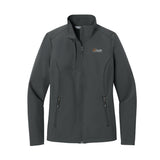 White and Orange logo - Port Authority® Women’s C-FREE® Core Soft Shell