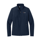 White and Orange logo - Port Authority® Women’s C-FREE® Core Soft Shell