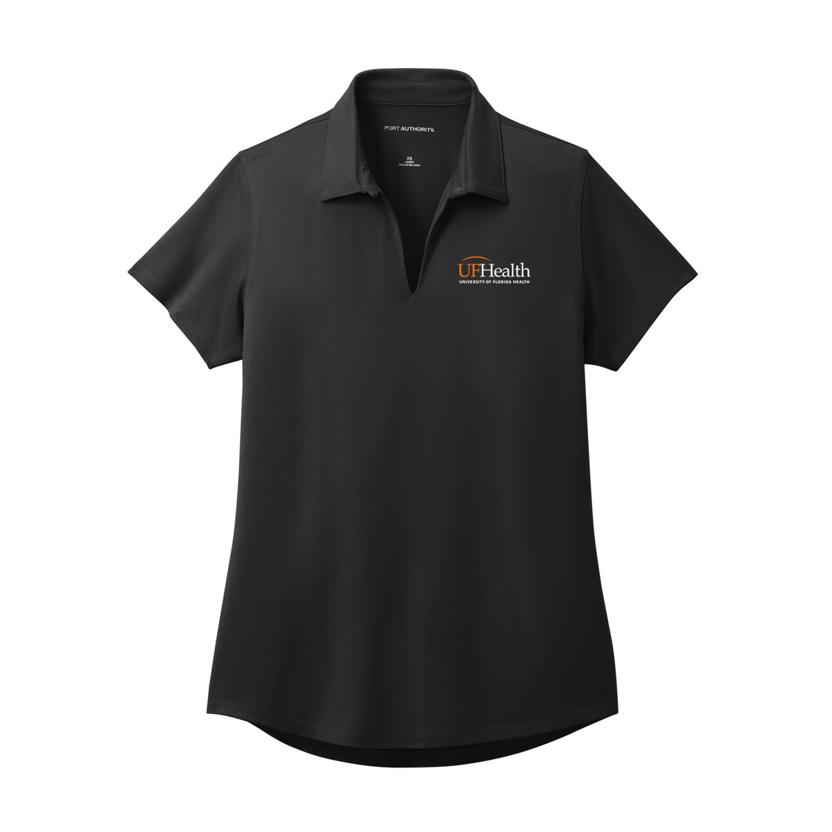 Orange White logo - Port Authority® Women's City Stretch Polo