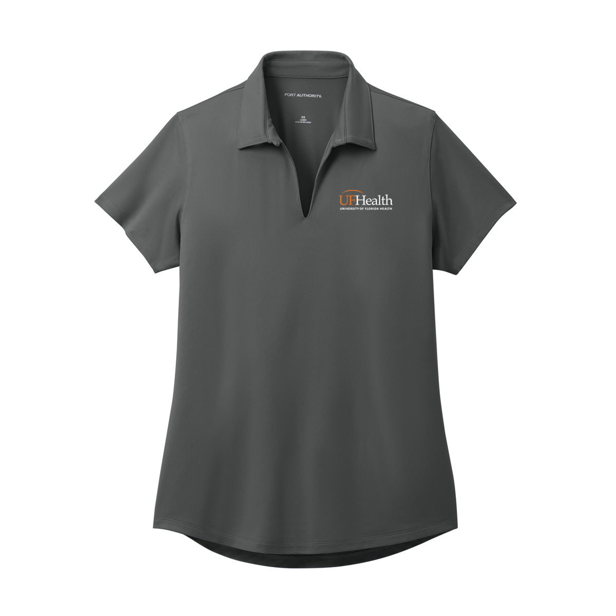 Orange White logo - Port Authority® Women's City Stretch Polo