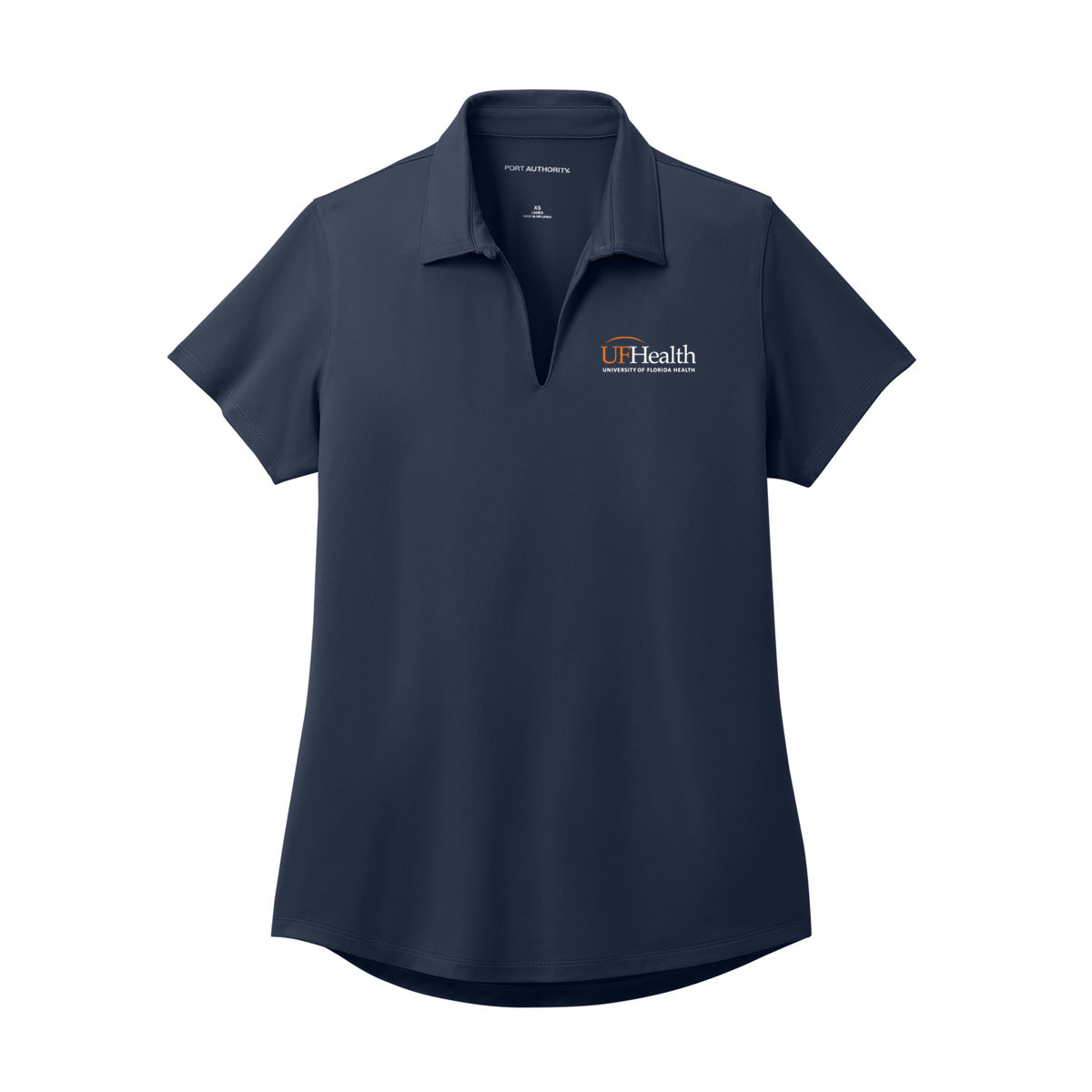 Orange White logo - Port Authority® Women's City Stretch Polo
