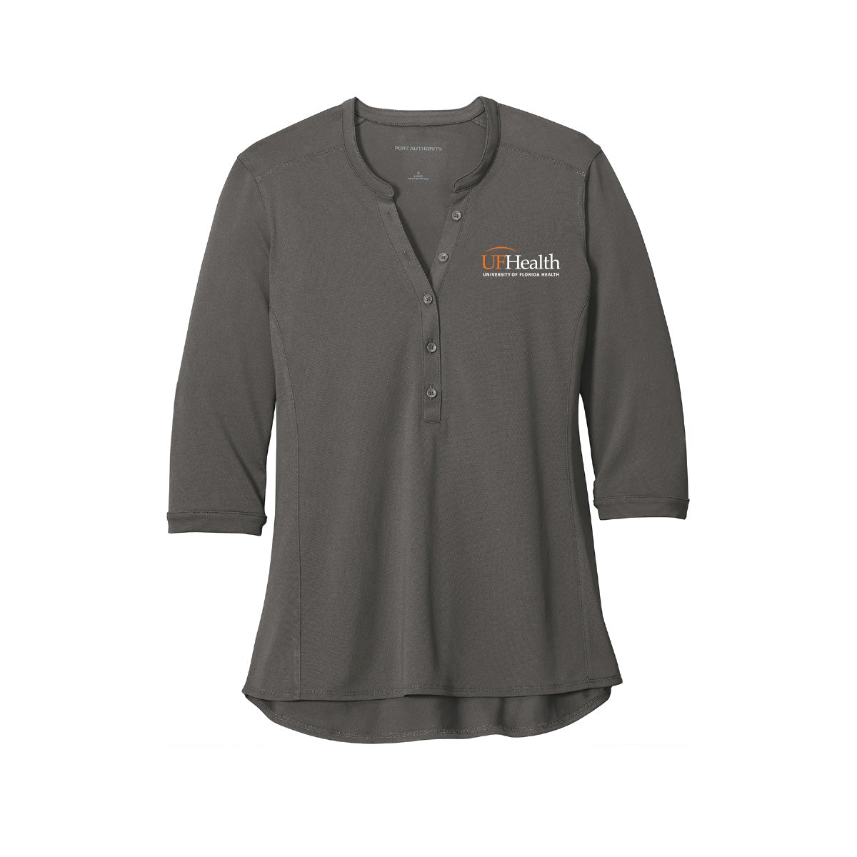 Orange white logo - Port Authority ® Women's UV Choice Pique Henley