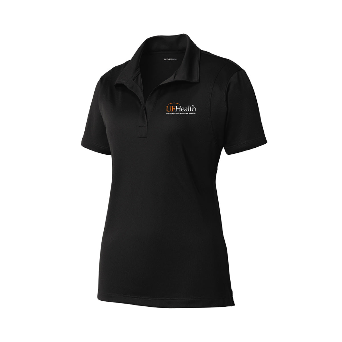 Orange White logo - Sport-Tek® Women's Micropique Sport-Wick® Polo