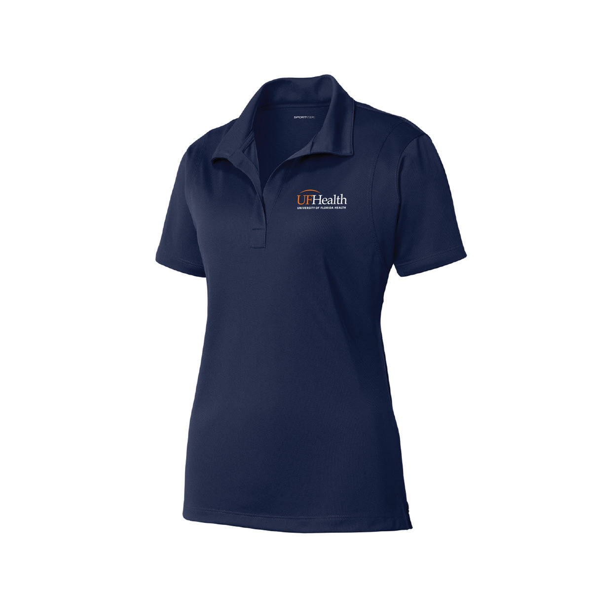 Orange White logo - Sport-Tek® Women's Micropique Sport-Wick® Polo