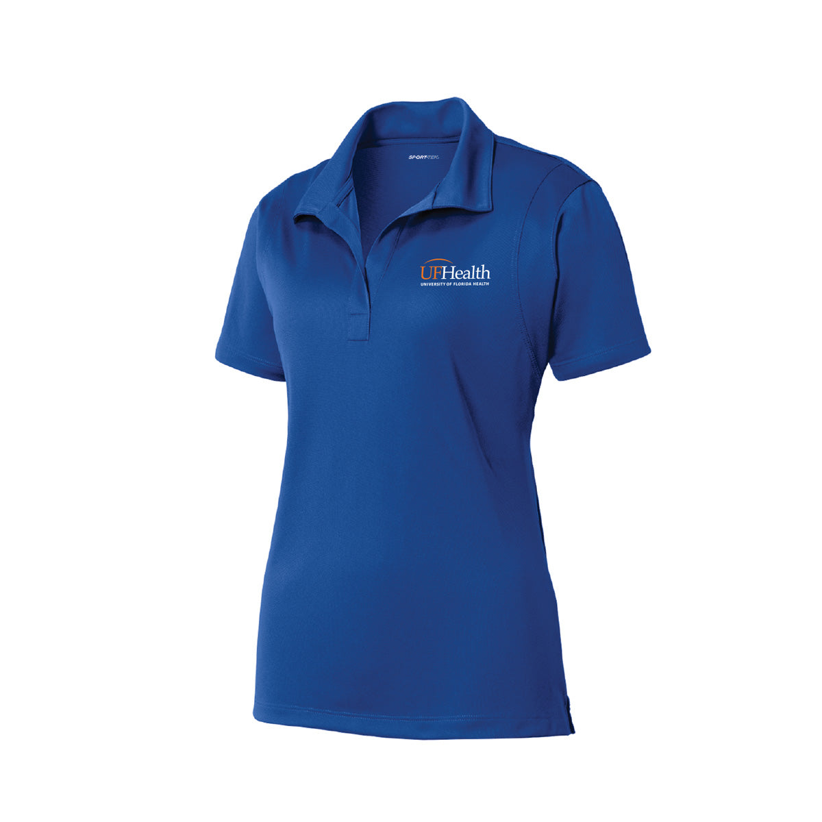 Orange White logo - Sport-Tek® Women's Micropique Sport-Wick® Polo