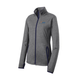 Blue and orange logo - Sport-Tek® Women's Sport-Wick® Stretch Contrast Full-Zip Jacket